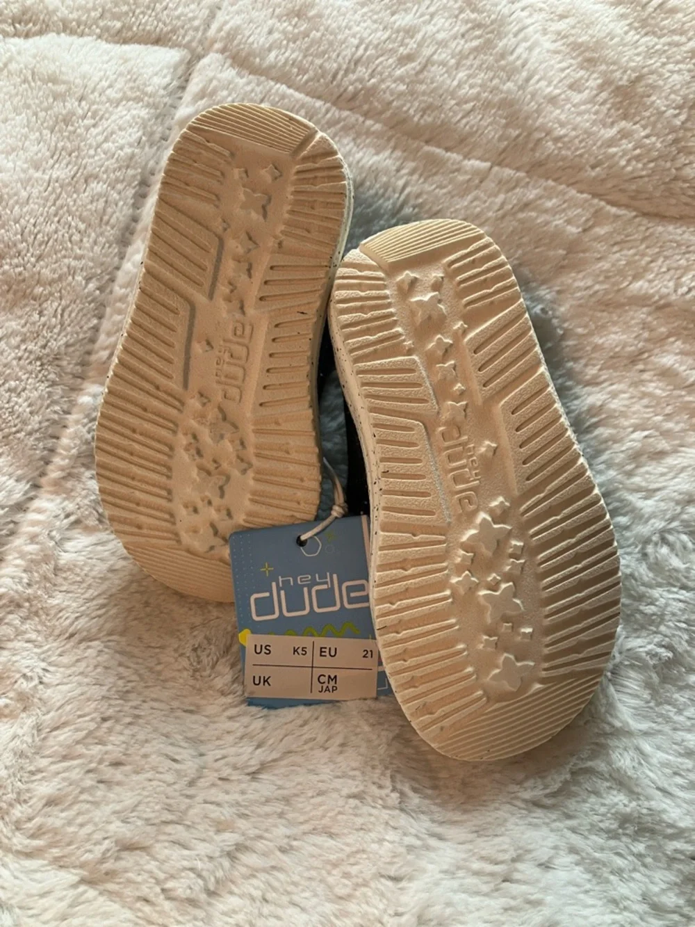 Hey Dude Kids Black Slip-On Knit Casual Sneakers